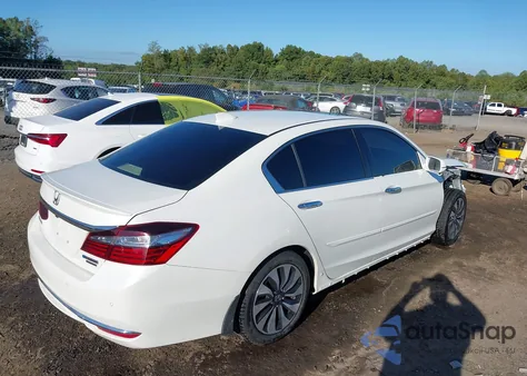 2017 Honda Accord Hybrid Touring из США, поврежденный, VIN JHMCR6F72HC024285